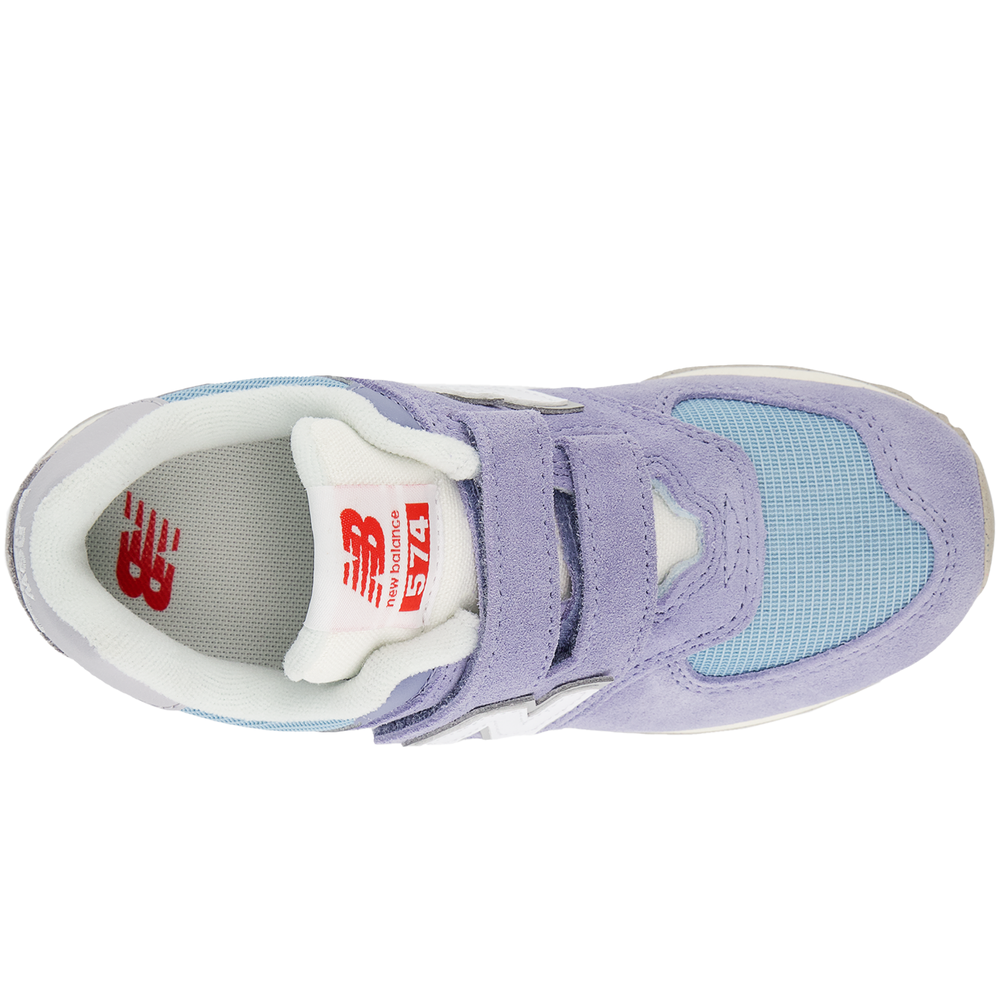 Buty dziecięce New Balance PV574BLG – fioletowe