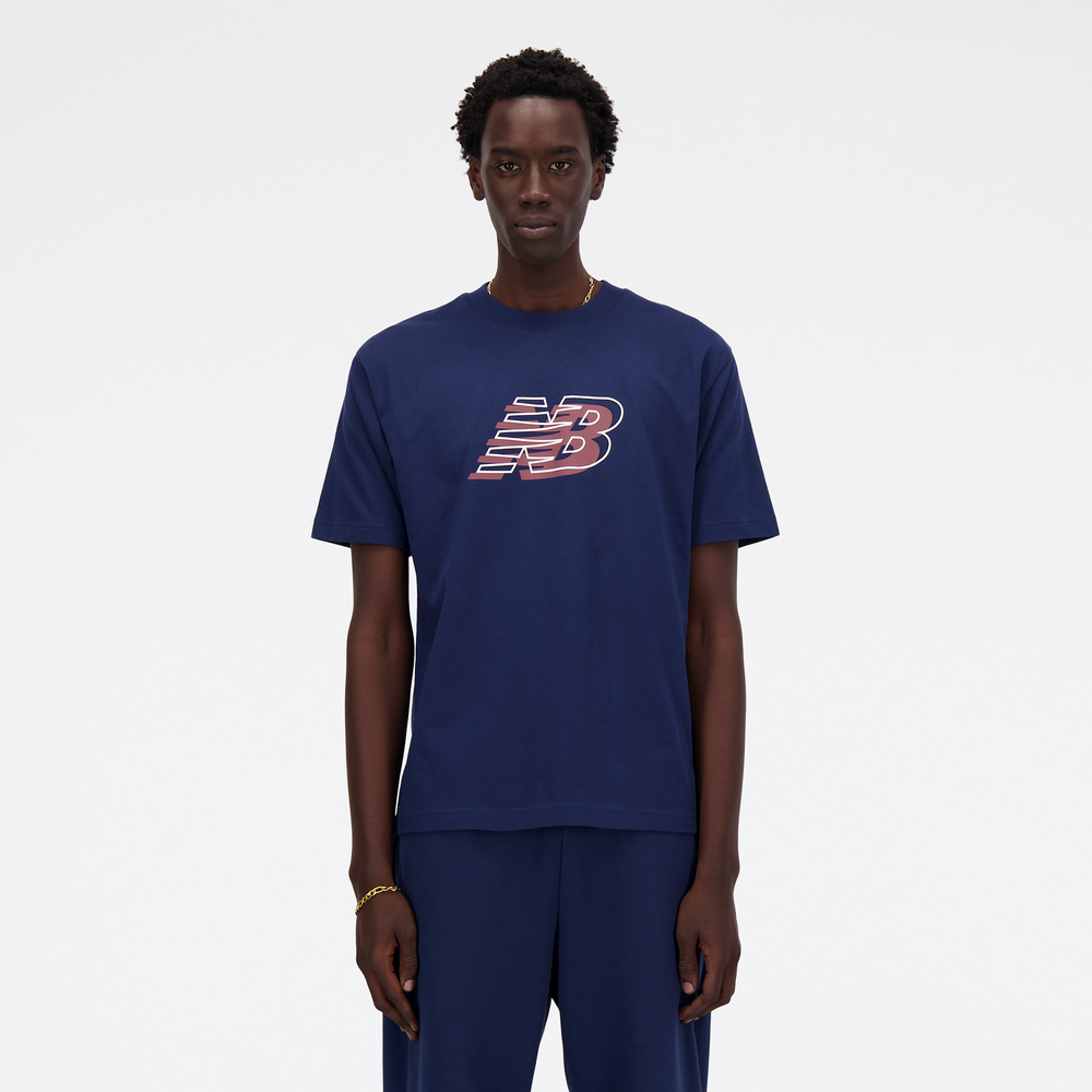 Koszulka męska New Balance MT41526NNY – granatowa