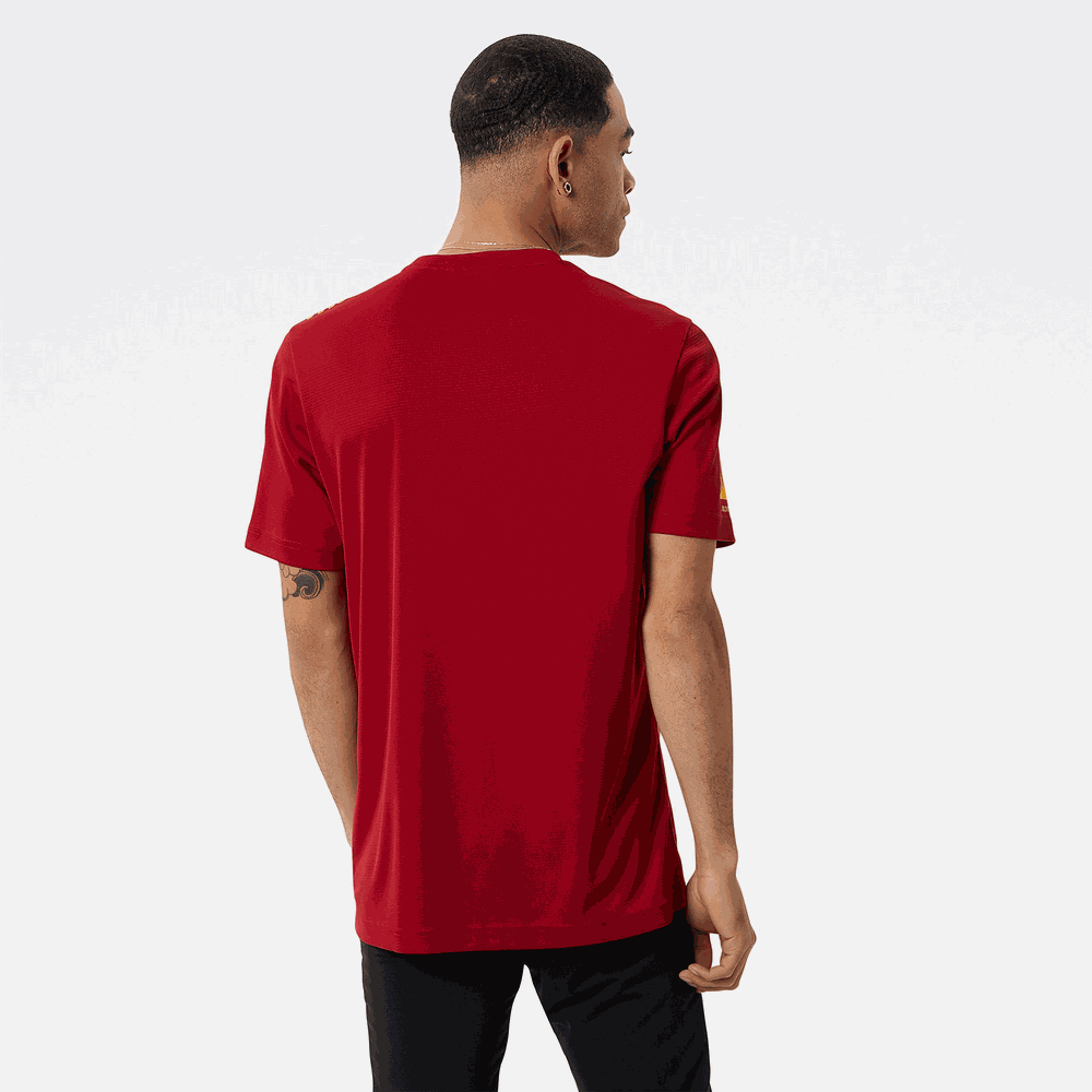 Koszulka New Balance AS Roma MT231232HME – czerwona