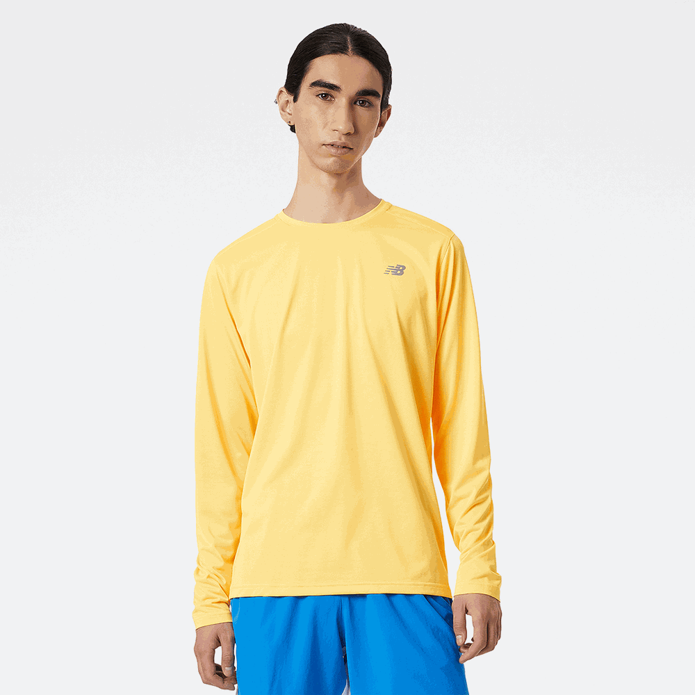 Koszulka New Balance MT03205VAC – żółta