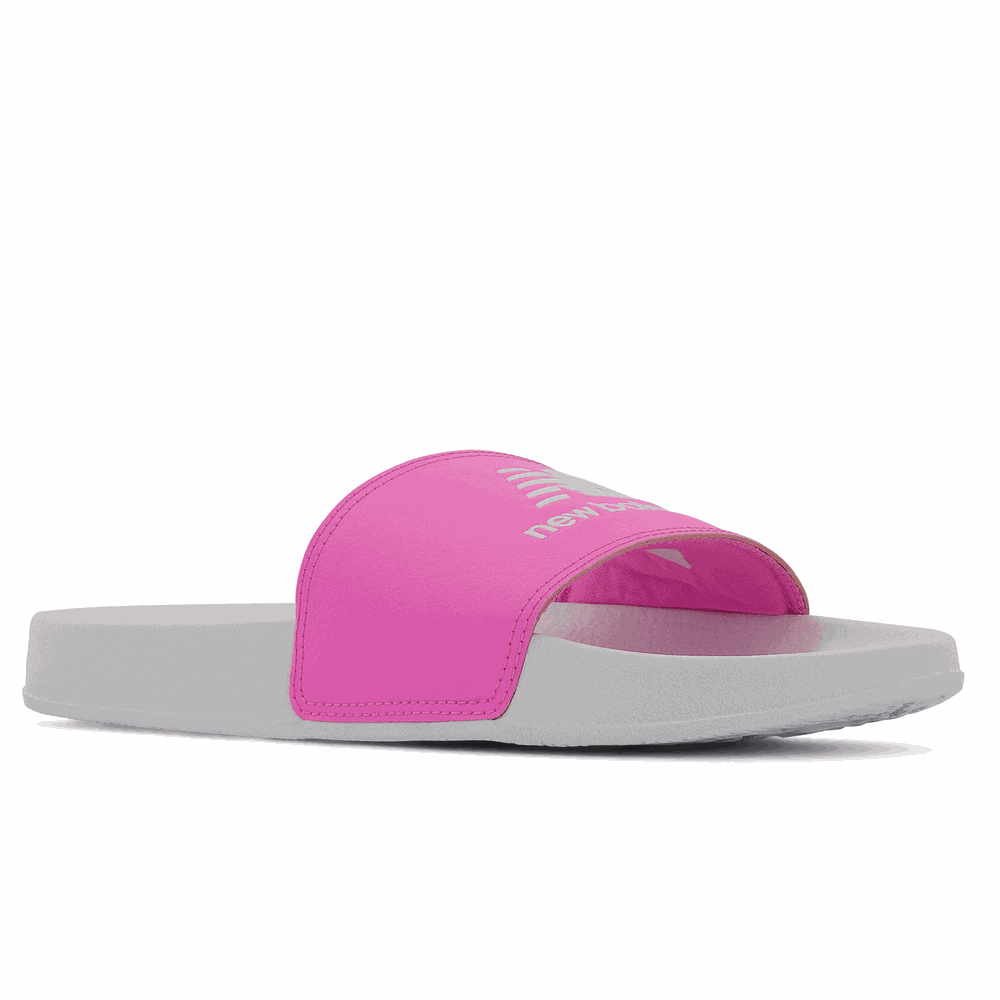 Klapki New Balance SUF50VP1 – biało–różowe
