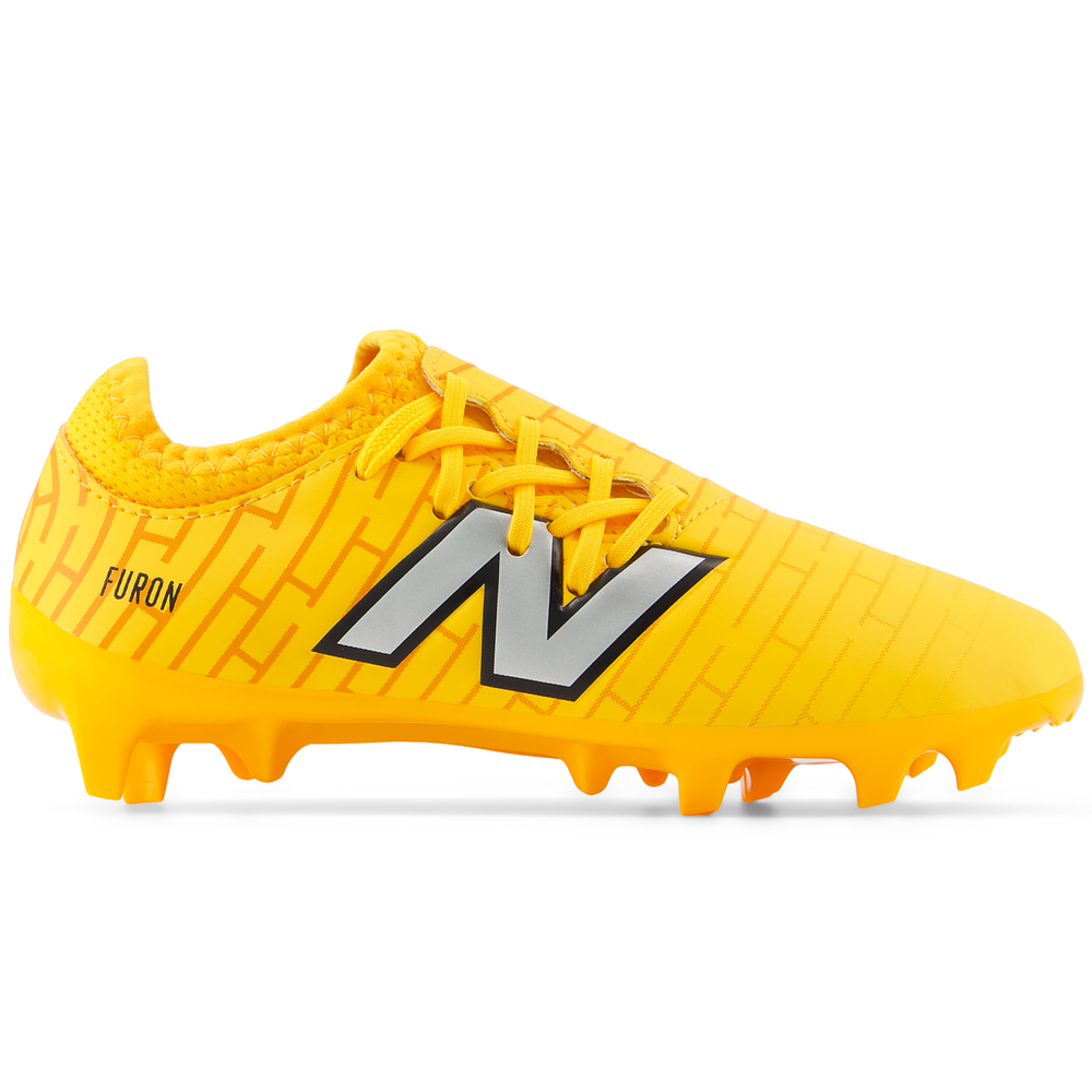 Korki dziecięce New Balance FURON V7+ DISPATCH JNR FG SJF3FZ75 – żółte