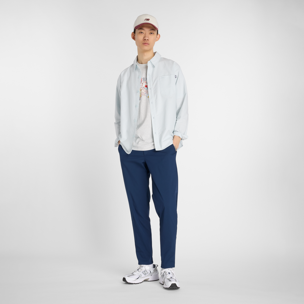 Koszula męska New Balance MT53523FRL – niebieska