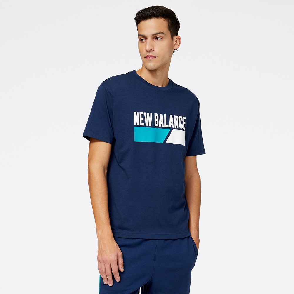 Koszulka męska New Balance MT23901TMT – niebieska
