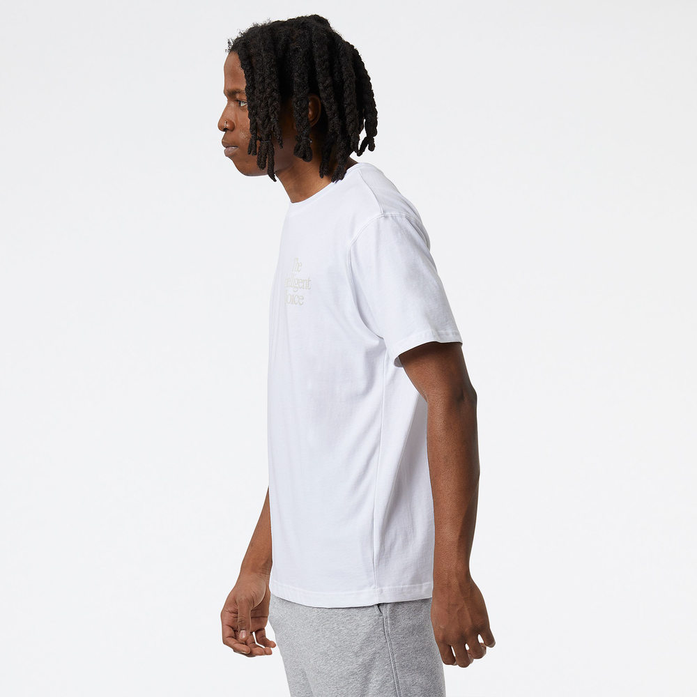 Koszulka męska New Balance MT23502WT – biała