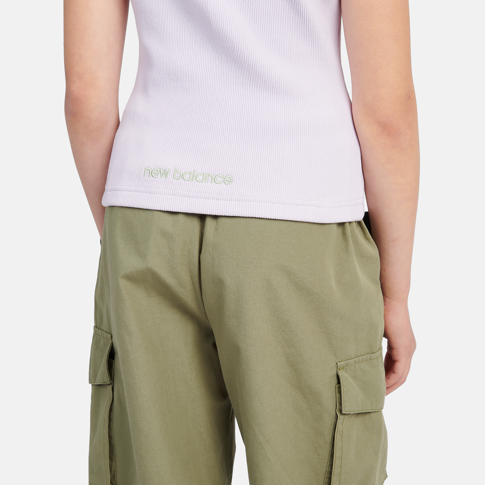 Koszulka dziecięca New Balance LAKG0139RIG – różowa