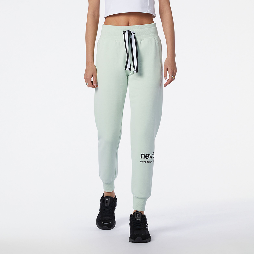 Spodnie New Balance WP13510WES – miętowe