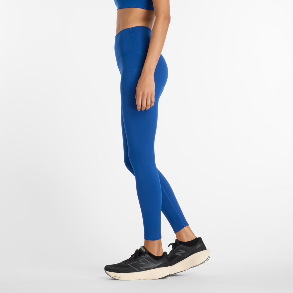 Legginsy damskie New Balance WP51268GAB – niebieskie