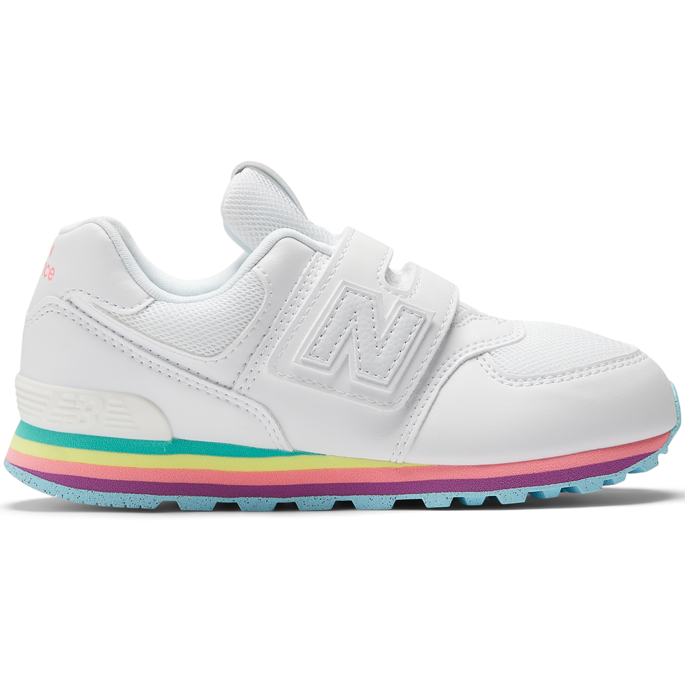 Buty dziecięce New Balance PV574KIJ – białe