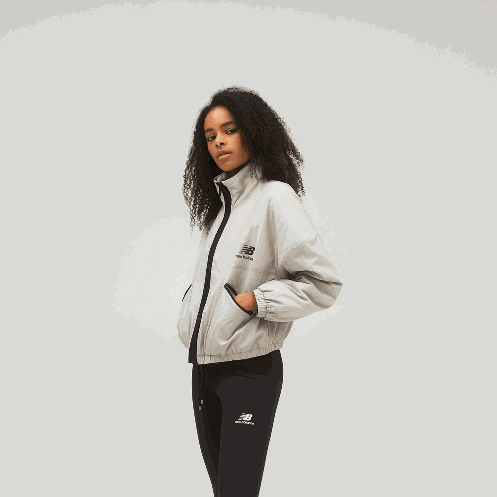 Kurtka New Balance WJ13504TWF – szara
