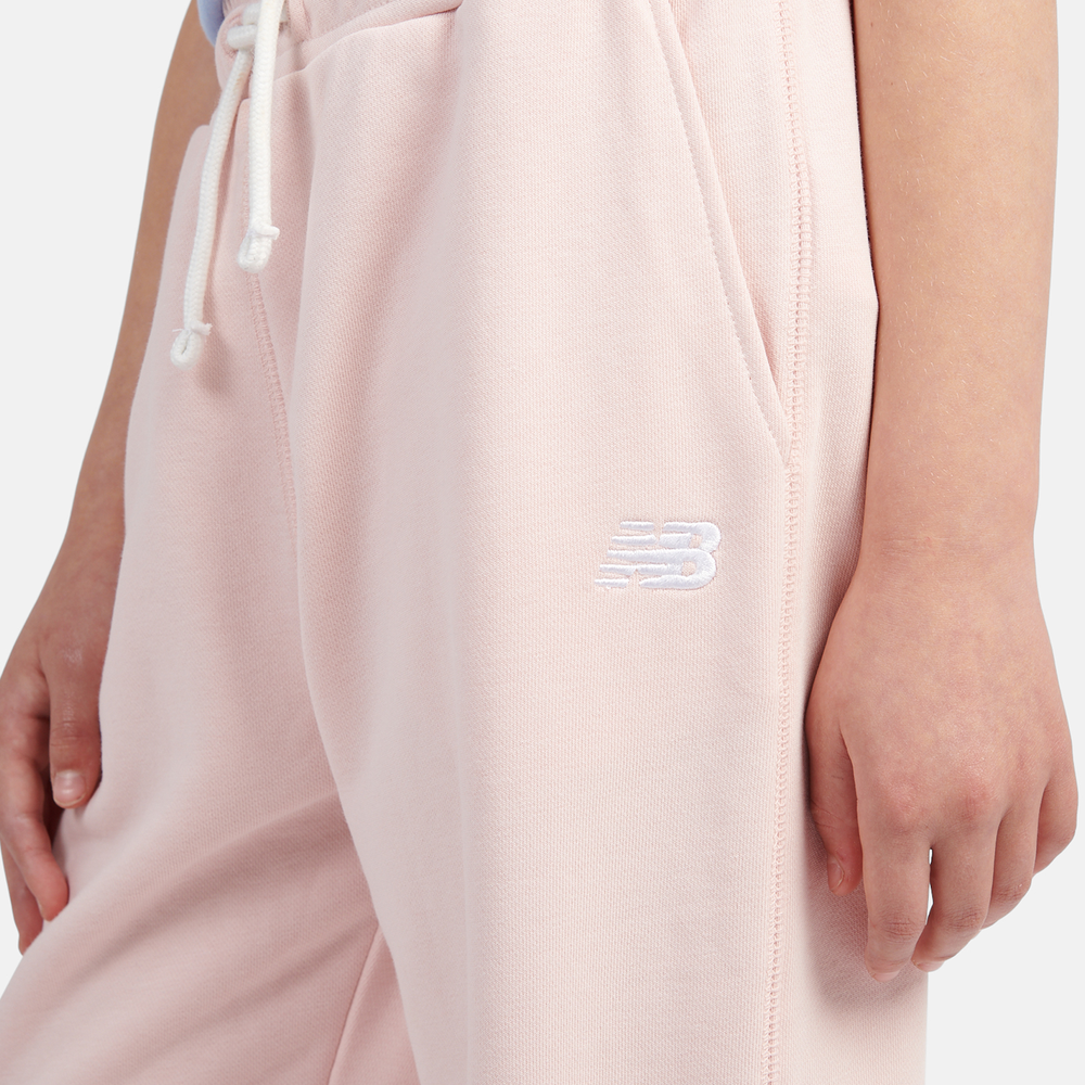 Spodnie dziecięce New Balance LAKG0058PIE – różowe