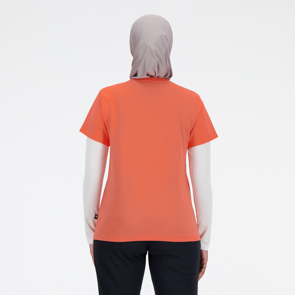 Koszulka damska New Balance WT41816GFR – pomarańczowa
