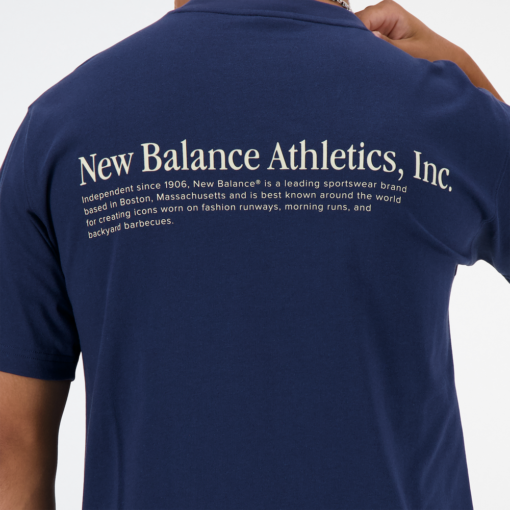 Koszulka męska New Balance MT41588NNY – granatowa
