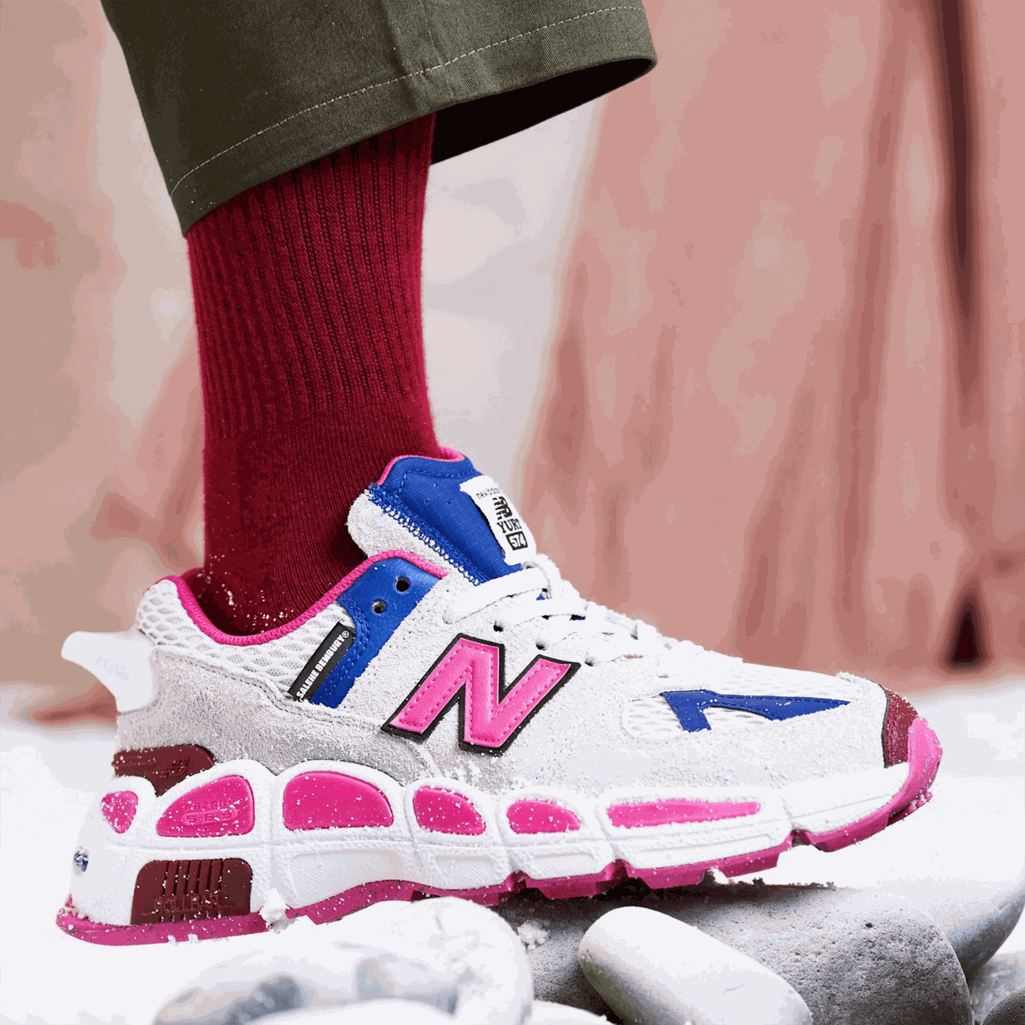 New Balance X Salehe Bembury YURT MS574YSA – białe