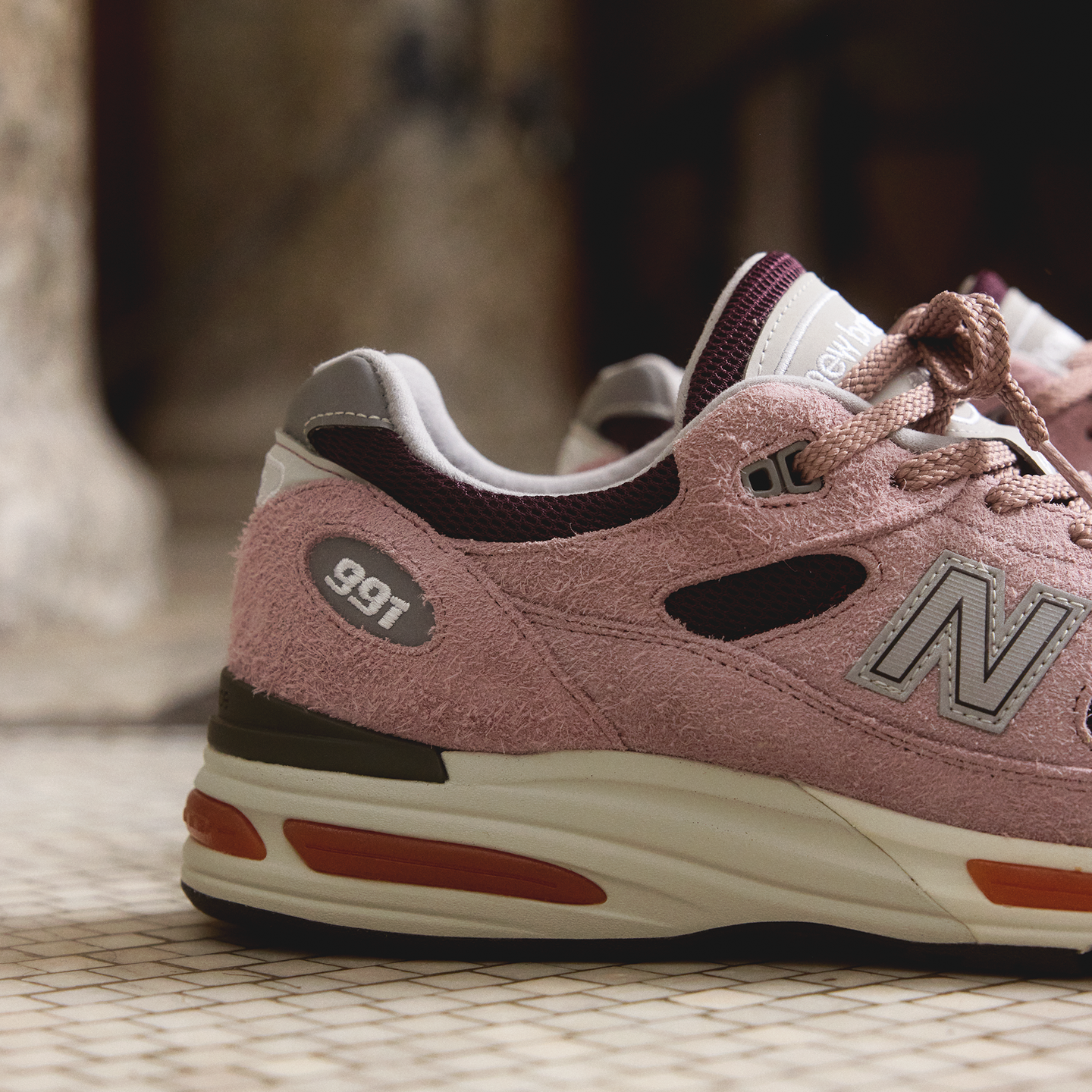 Buty unisex New Balance U991PR2 – różowe