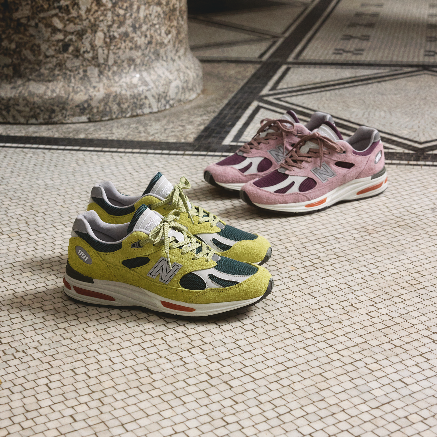 Buty unisex New Balance U991GT2 – zielone