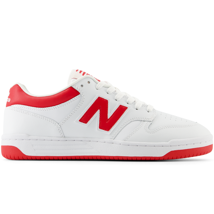 buty unisex new balance bb480l3w – białe