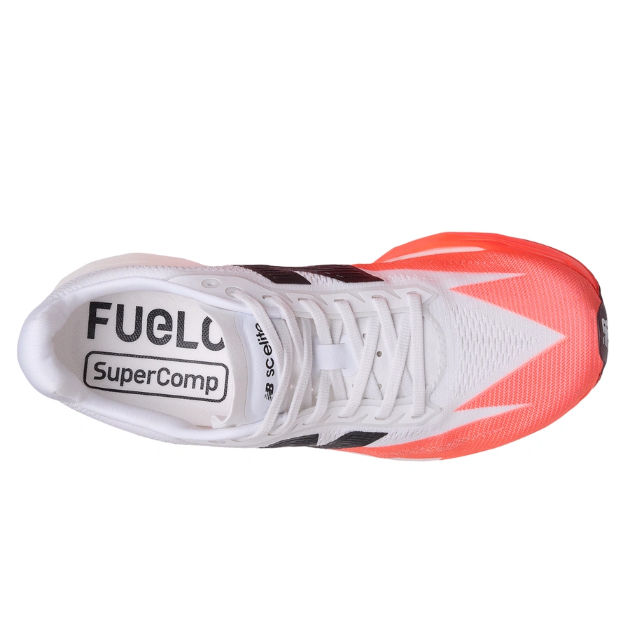 Buty damskie New Balance FuelCell SC Elite V5 WRCELLR5 – pomarańczowe