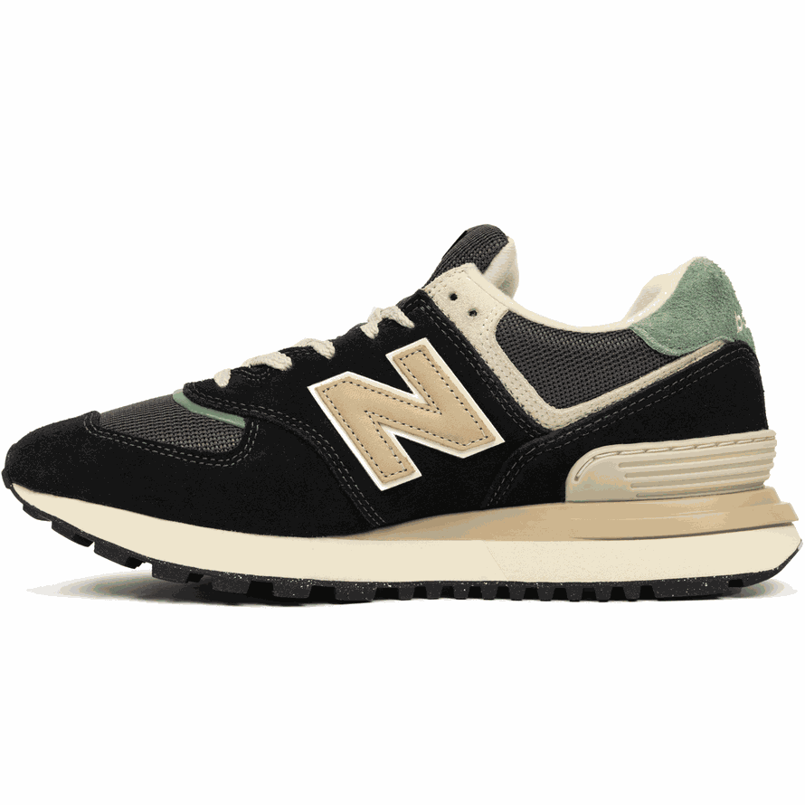 Buty męskie New Balance U574LGFB – czarne | NBsklep.pl