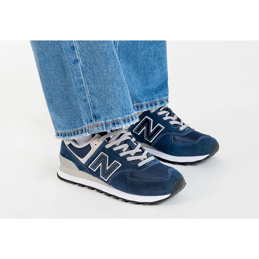 Buty Klasyczne New Balance WL574EN damskie, granatowe