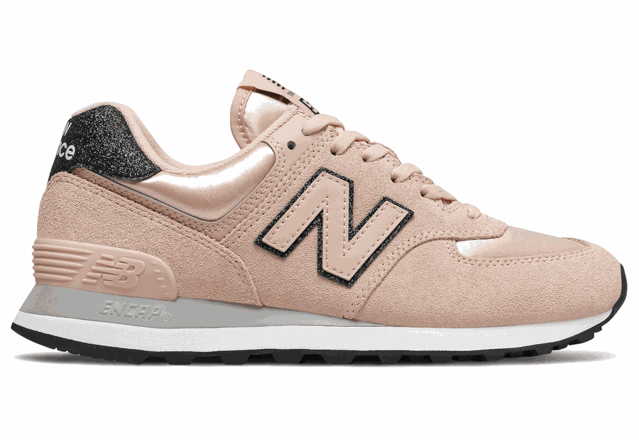 Buty Klasyczne New Balance Wl574fl2 Damskie Rozowe