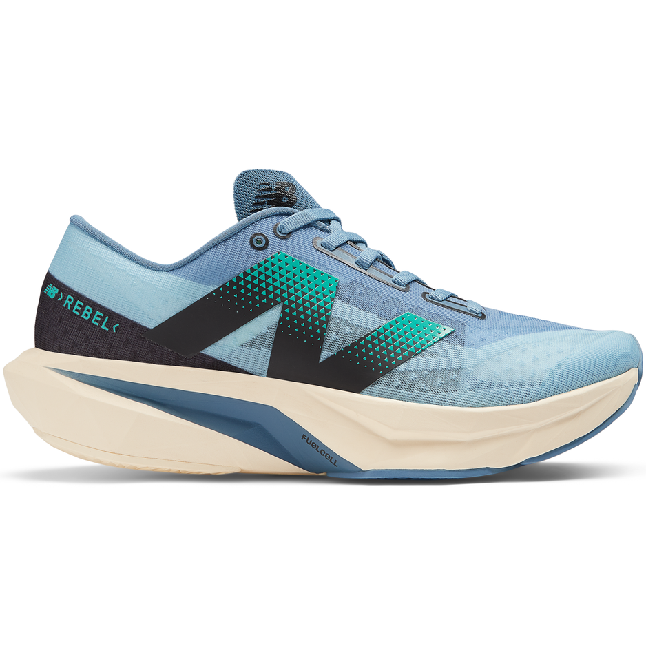 Buty męskie New Balance FuelCell Rebel v4 MFCXCH4 – niebieskie