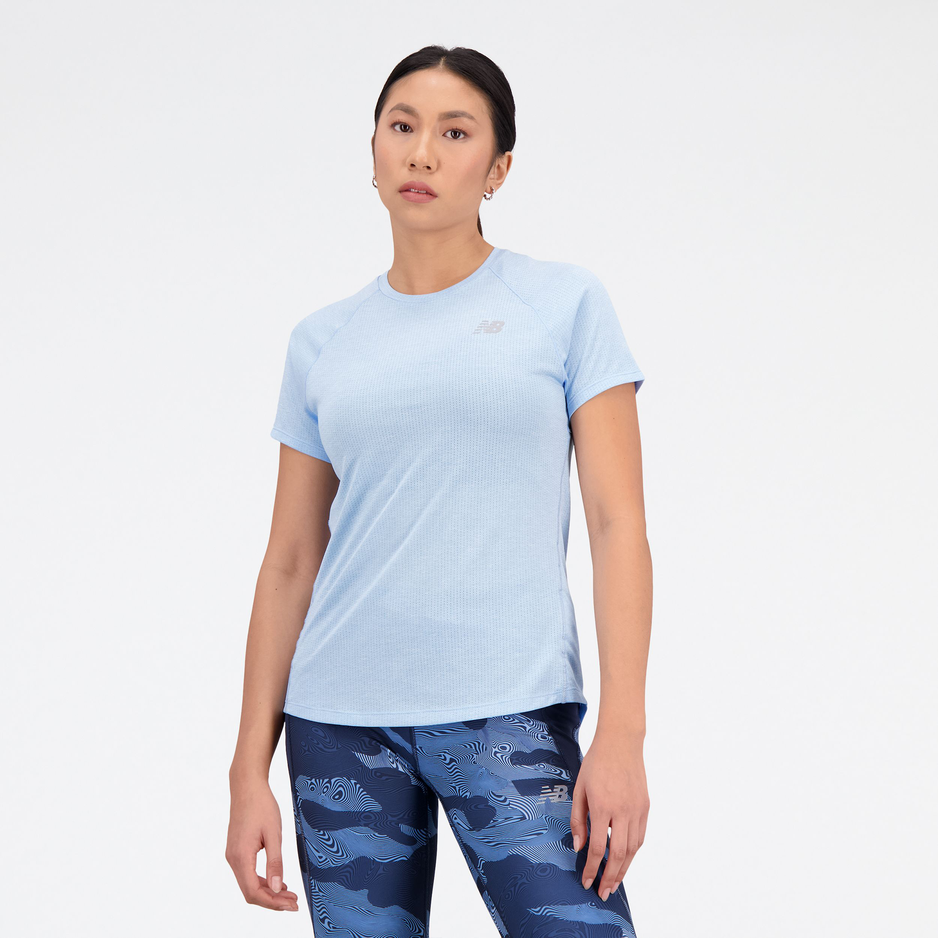 Koszulka damska New Balance WT21262BZH – niebieska