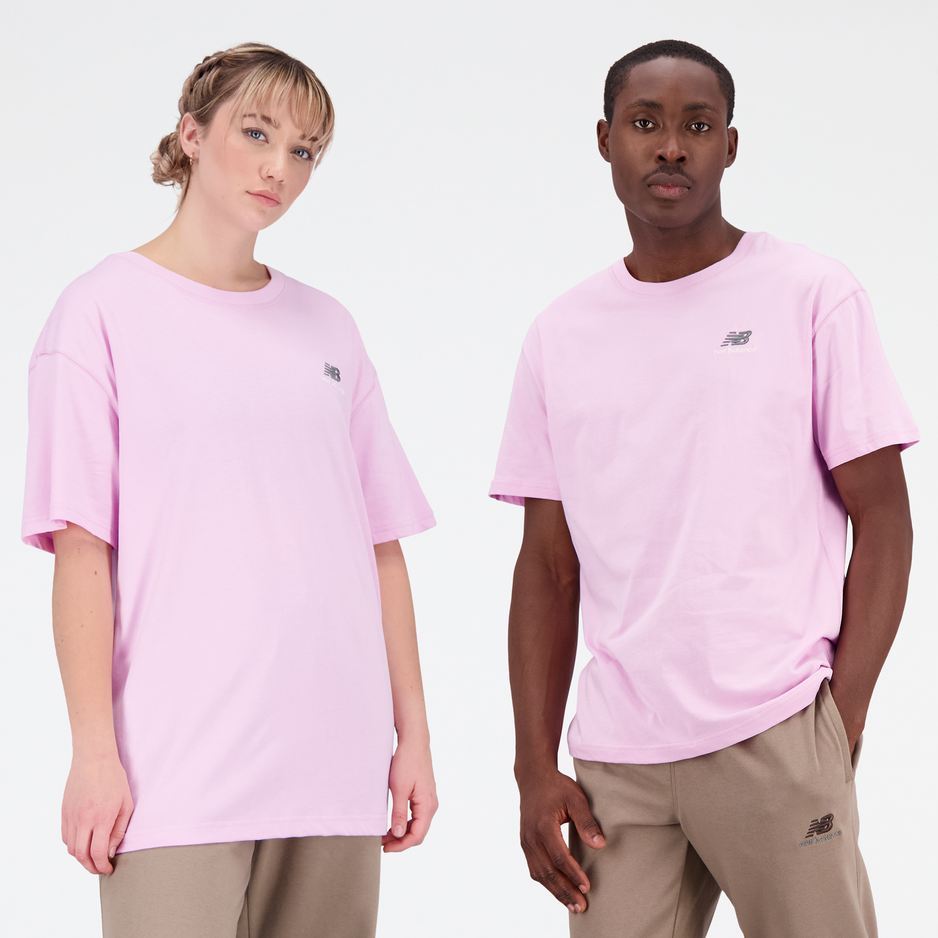 Koszulka unisex New Balance UT21503LLC – różowa