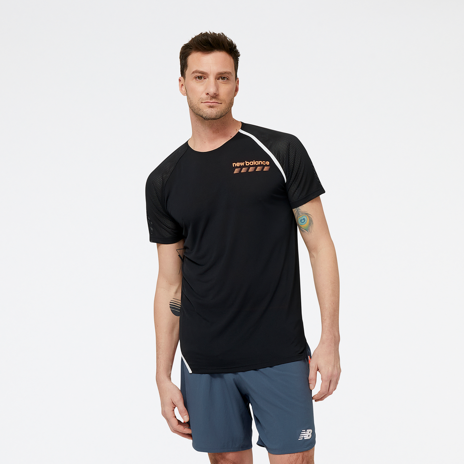 Koszulka męska New Balance MT31241BK – czarna