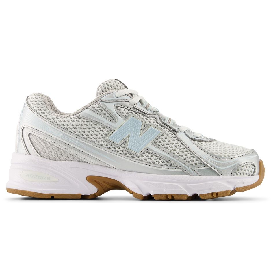 Buty dziecięce New Balance GR740AA – srebrne