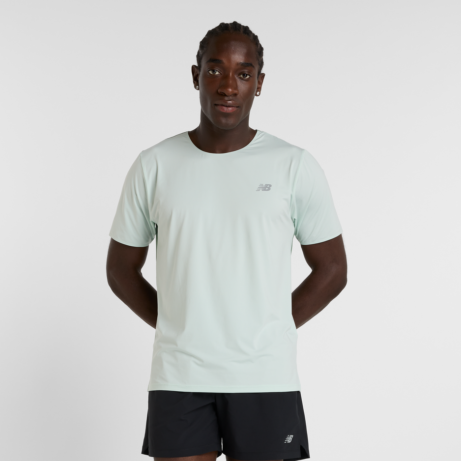 Koszulka męska New Balance MT43213CYS – zielona
