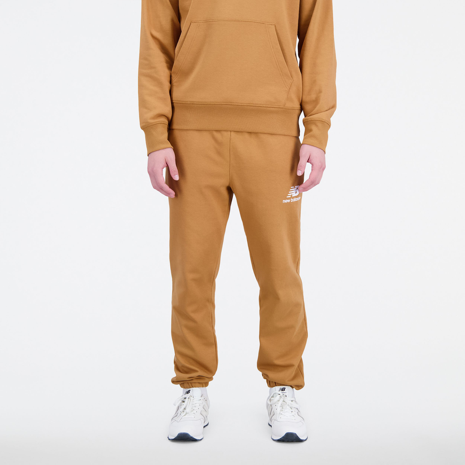 Spodnie męskie New Balance MP31539TOB – brązowe