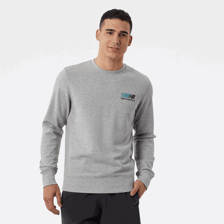 Bluza męska New Balance MT23903AG – szara