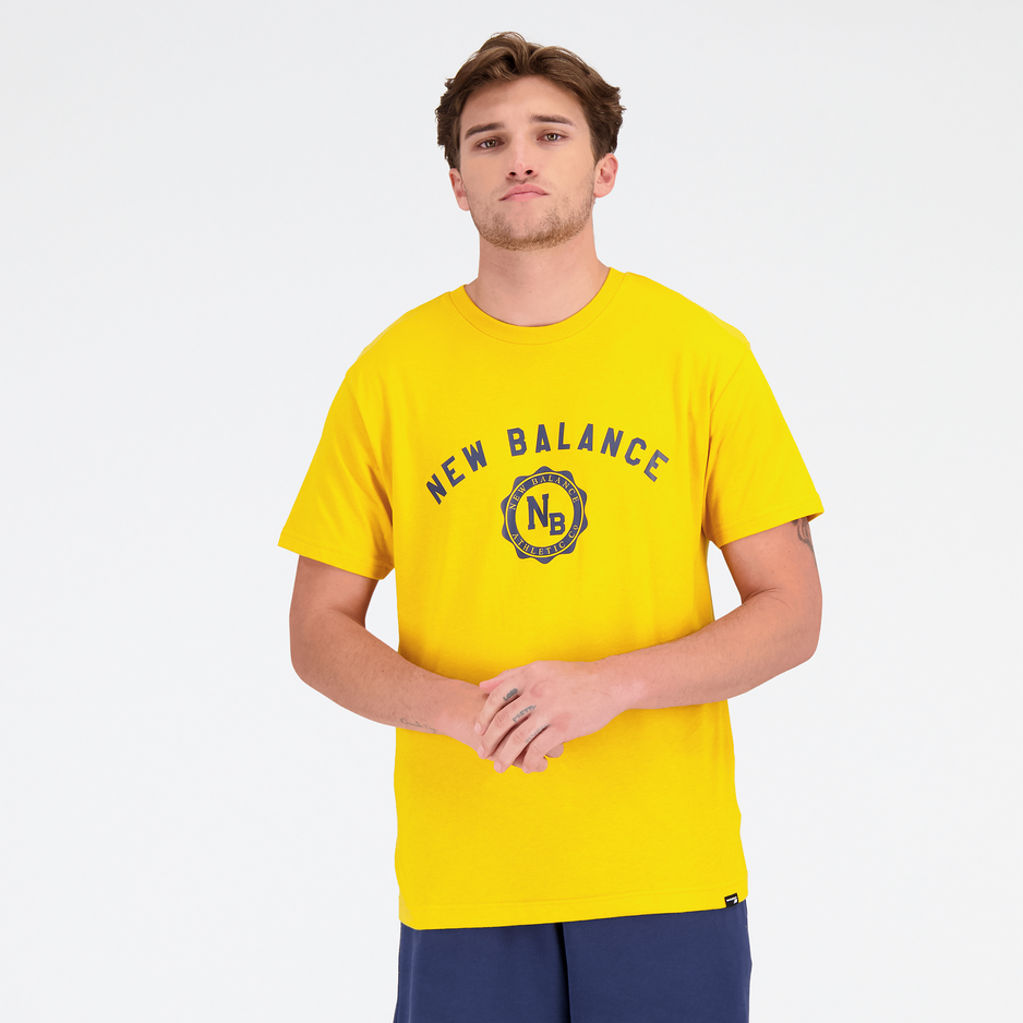 Koszulka męska New Balance MT31904VGL – żółta