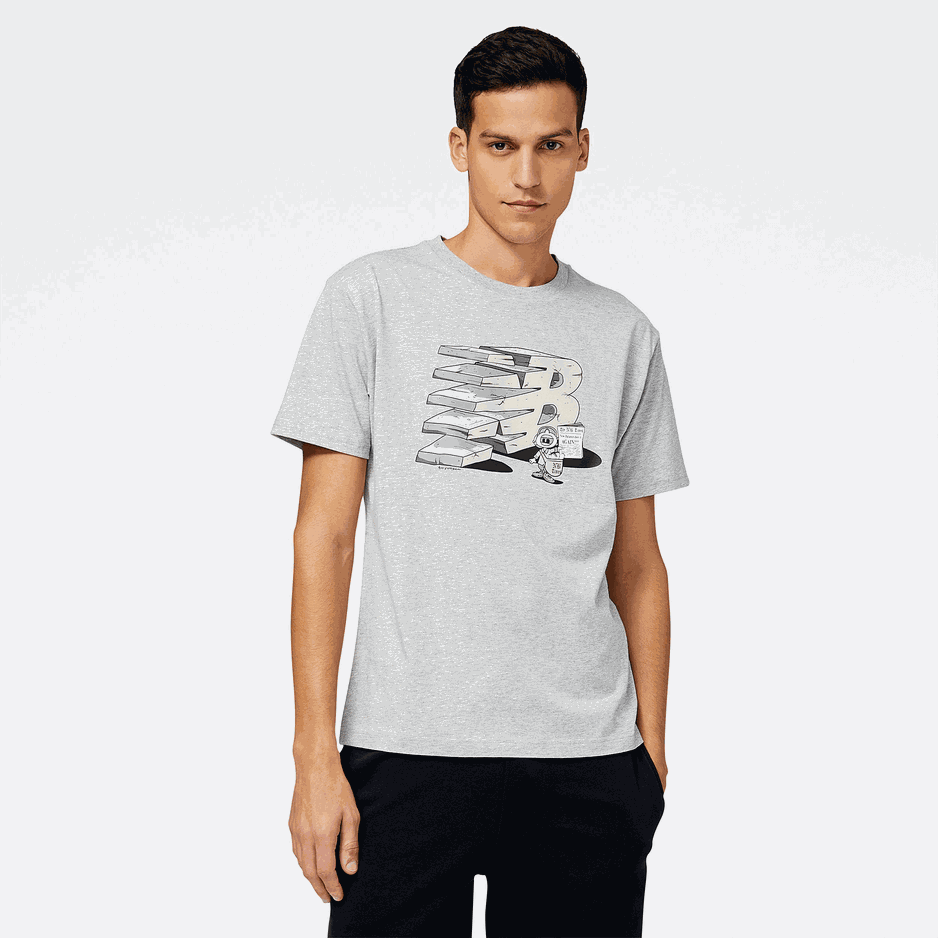 Koszulka New Balance MT21568AG – szara