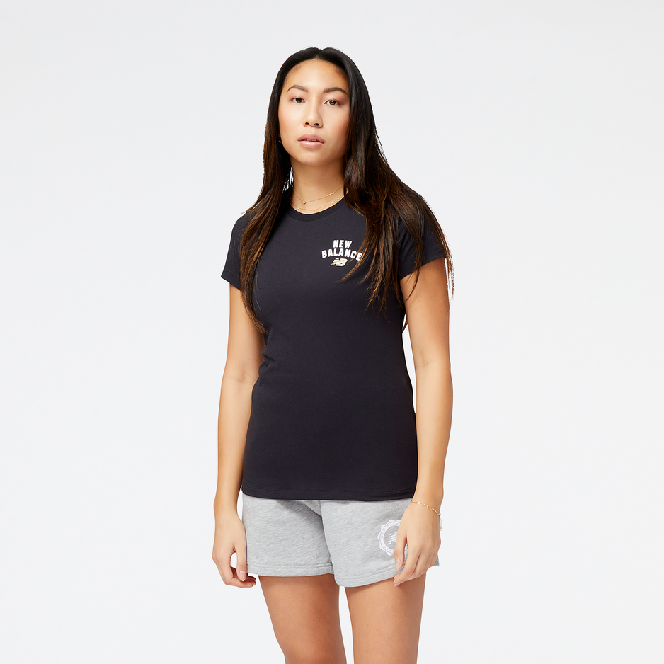 Koszulka damska New Balance WT31804BK – czarna
