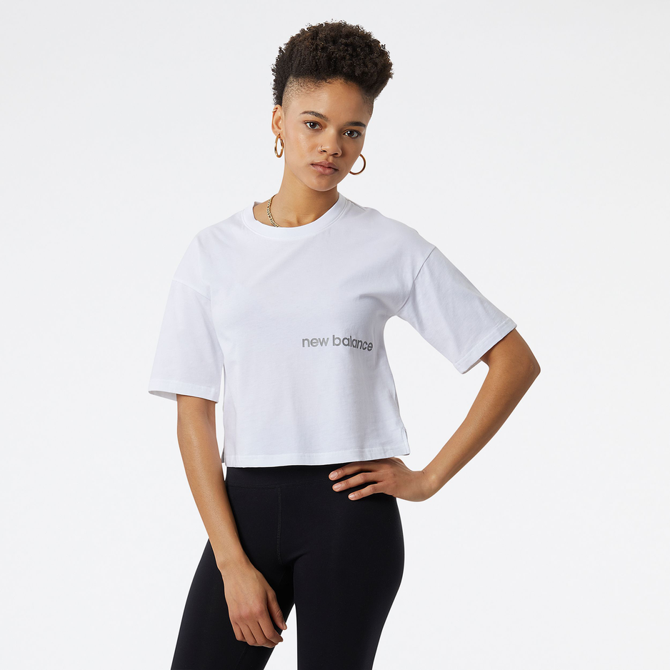 Koszulka damska New Balance WT23513WT – biała
