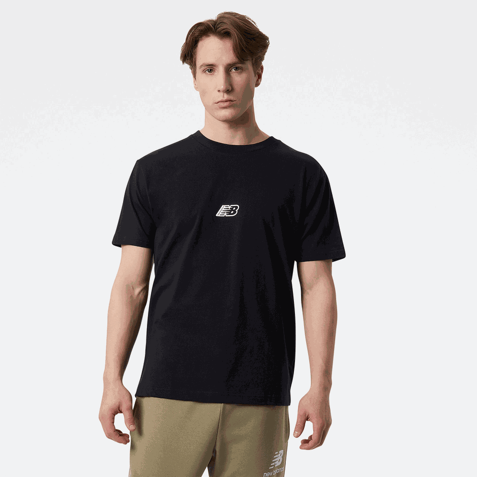Koszulka męska New Balance MT23514BK – czarna