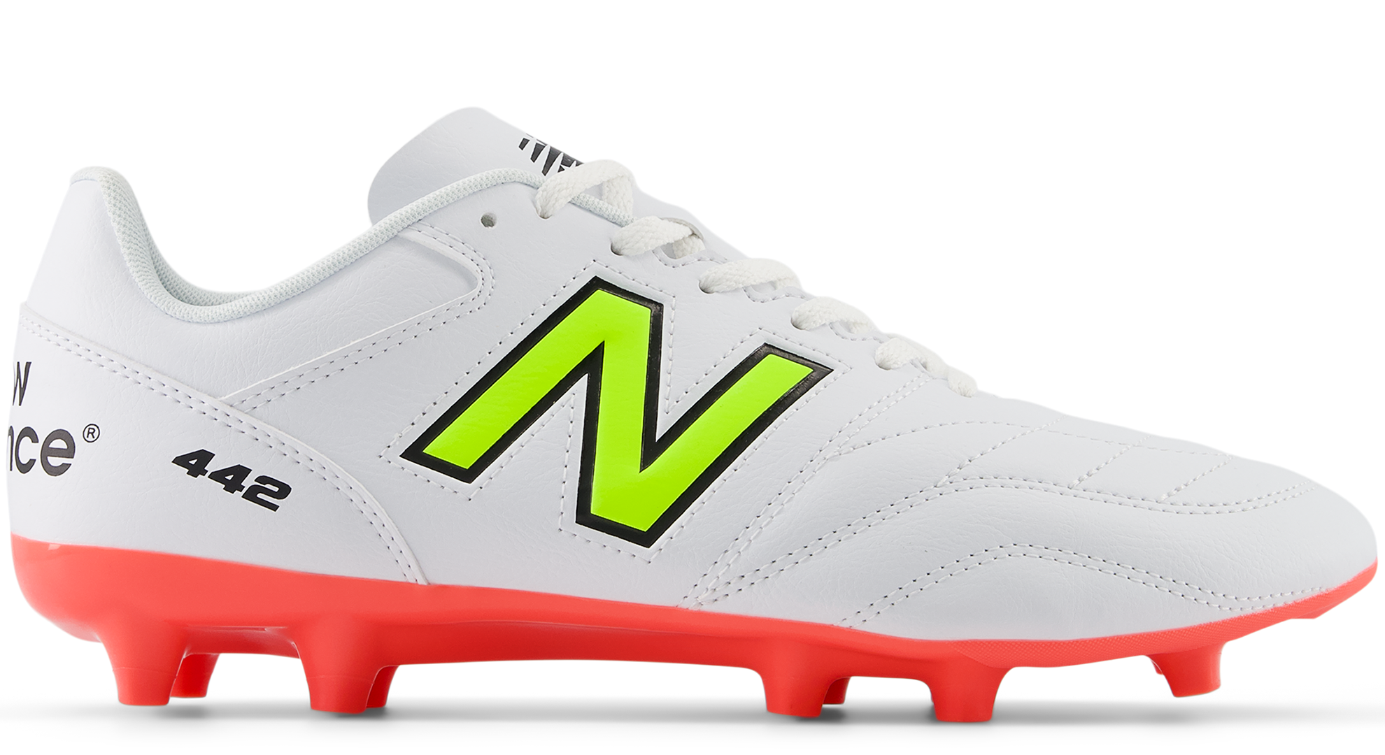 Korki męskie New Balance 442 ACADEMY FG V2 MS43FIB2 – białe