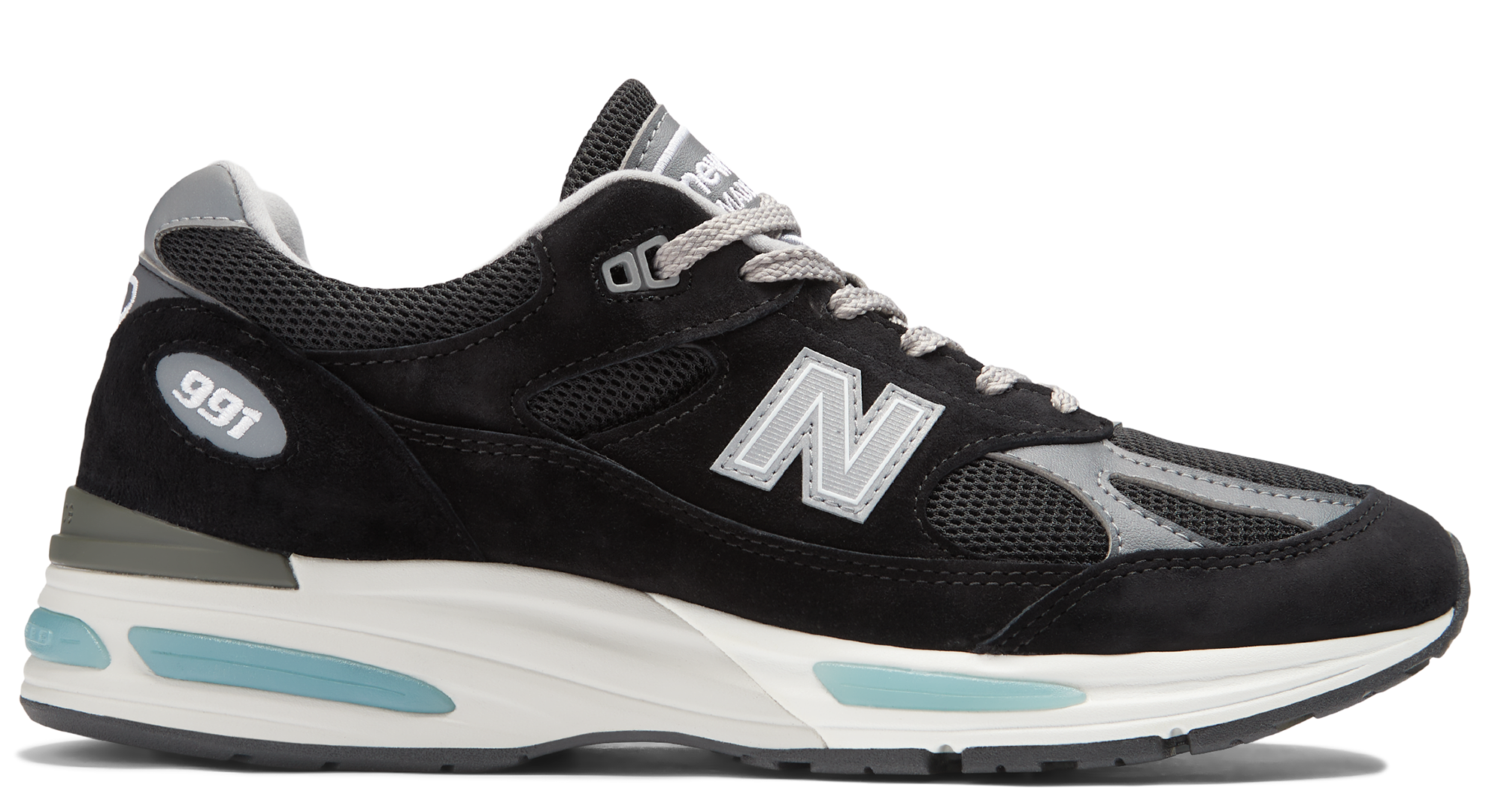 スニーカー New Balance SS25 'Made in UK 991V2' sneakers (U991 KK2) Buty unisex New Balance U991BK2 – czarne - nbsklep.pl