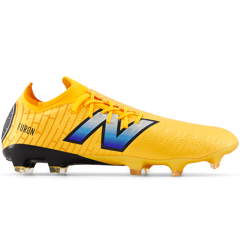 Korki męskie New Balance FURON PRO FG V7+ SF1FZ75 - żółte