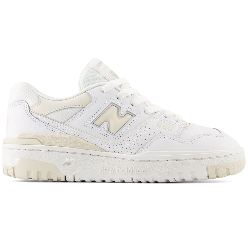 Buty dziecięce New Balance GSB550BK - białe