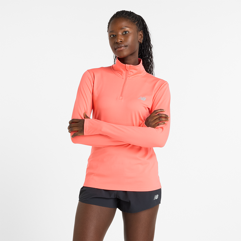 Bluza damska New Balance WT41150DTR - pomarańczowa
