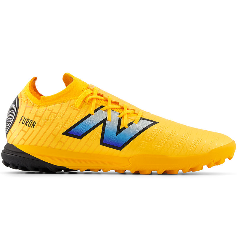 Turfy męskie New Balance FURON PRO TF V7+ SF1TZ75 - żółte