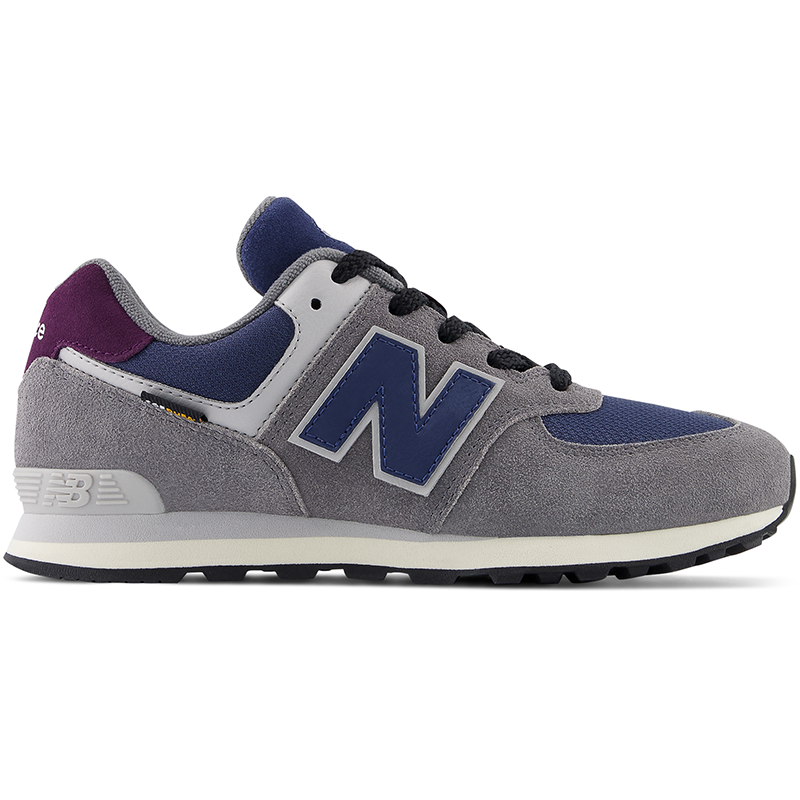 Buty dziecięce New Balance GC574KGN - szare