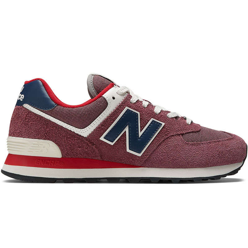 Buty unisex New Balance U574RX2 - bordowe