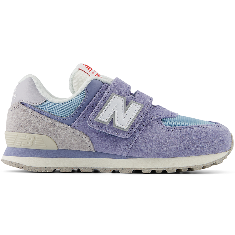 Buty dziecięce New Balance PV574BLG - fioletowe