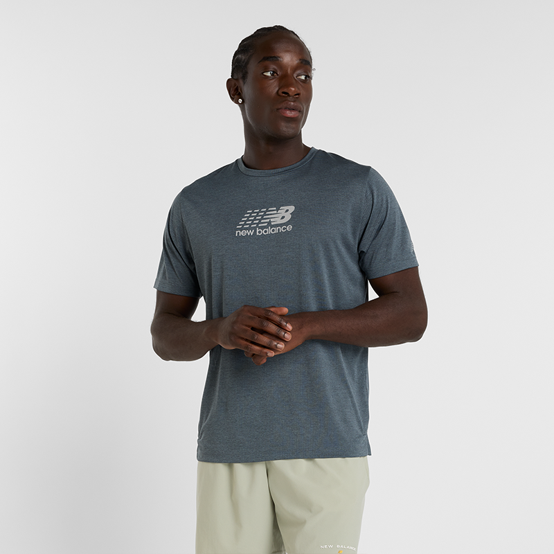 Koszulka męska New Balance MT51204GT - szara
