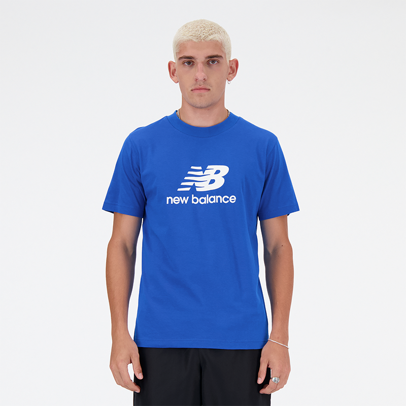 Koszulka męska New Balance MT41502BUL - niebieska