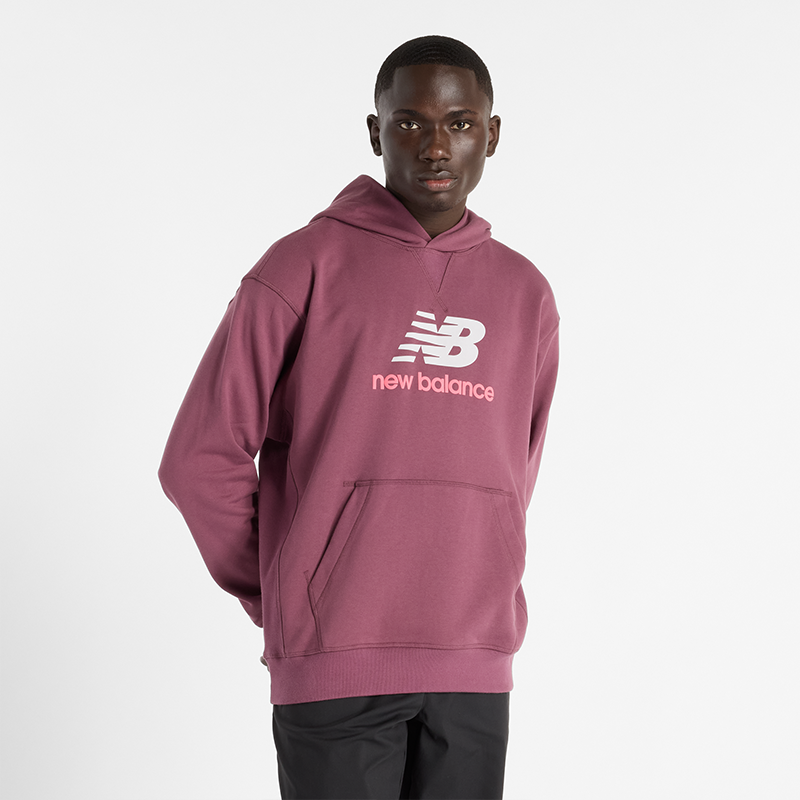 Bluza męska New Balance MT51512FDP - różowa
